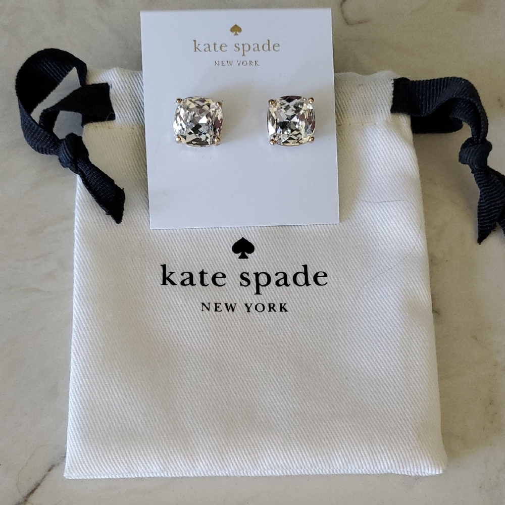 NWT! Kate Spade New York Square Stud Earrings WBRU5044